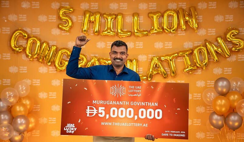 UAE Lottery: Player Wins Dh5 Million in Lucky Day Draw